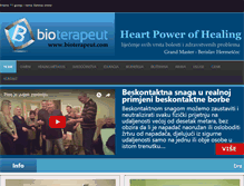 Tablet Screenshot of bioterapeut.com